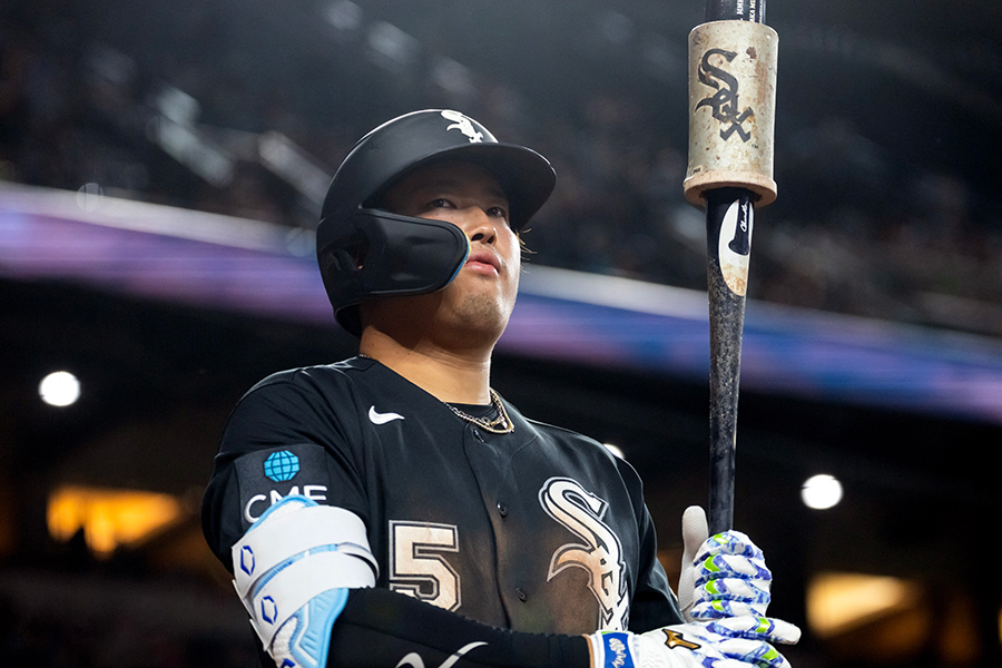 敵地ダイヤモンドバックス戦に「2番・一塁」で先発出場したホワイトソックスの村上宗隆【写真：ロイター】