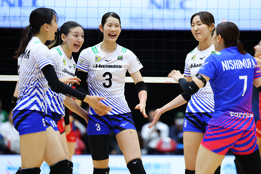 SAGA久光スプリングス（撮影は2025年10月）【写真：長田洋平/アフロスポーツ】