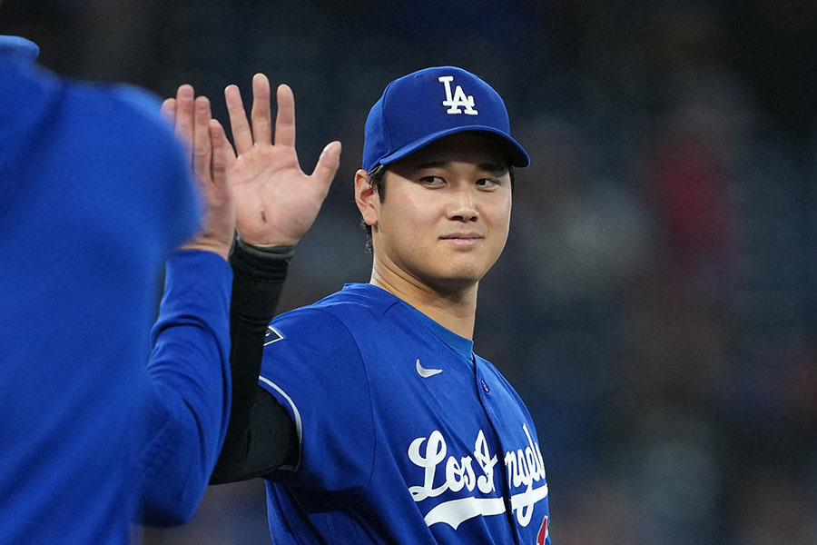 ドジャースの大谷翔平【写真：ロイター】