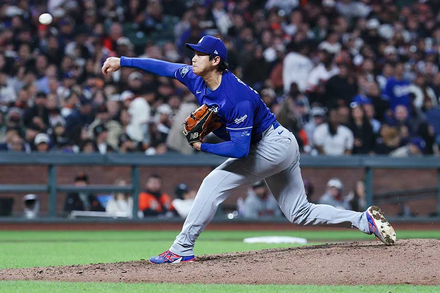 ドジャースの大谷翔平【写真：ZUMA Press/アフロ】