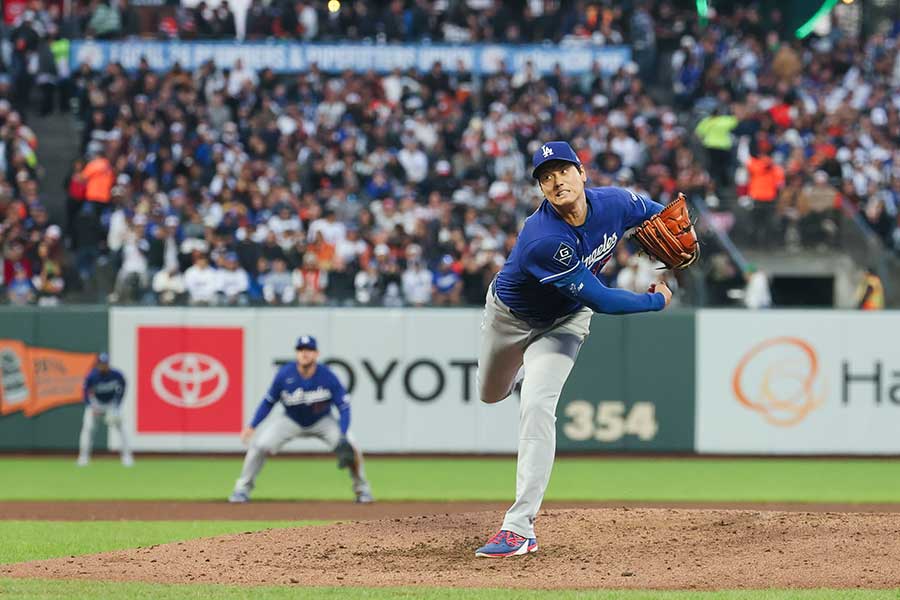 ドジャースの大谷翔平【写真：ZUMA Press/アフロ】