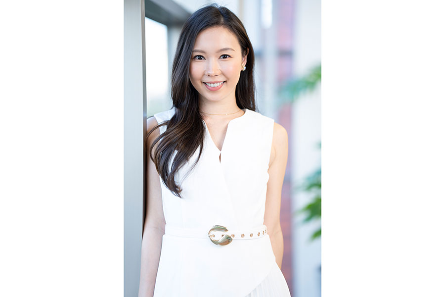 世界最高峰の舞台に挑むチアリーダーの橋詰愛さん【写真：増田美咲】