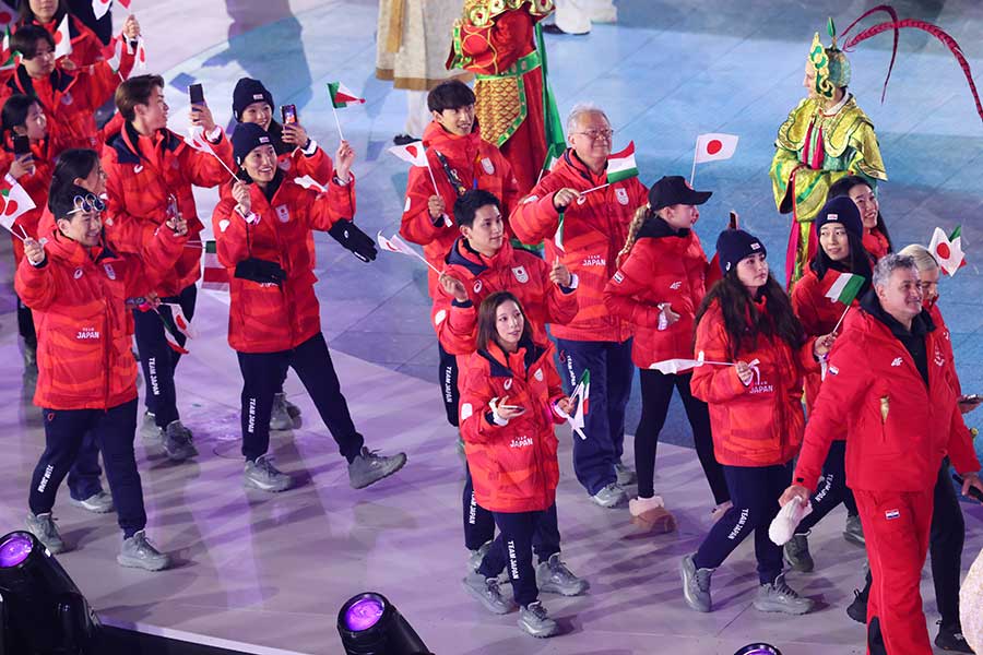 ミラノ・コルティナ五輪に出場した日本選手【写真：森田直樹/アフロ】