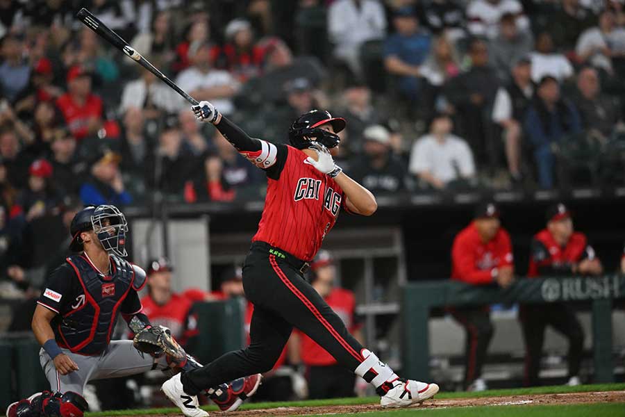 11号ソロを放ったホワイトソックスの村上宗隆【写真：ロイター】