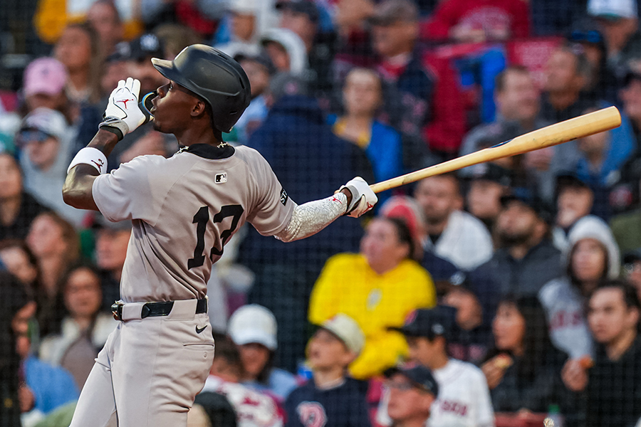 ヤンキースのジャズ・チザムJr.【写真：ロイター】