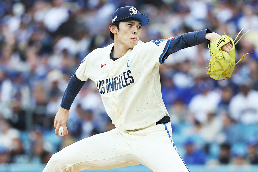 本拠地カブスに先発登板している佐々木朗希【写真：ロイター】