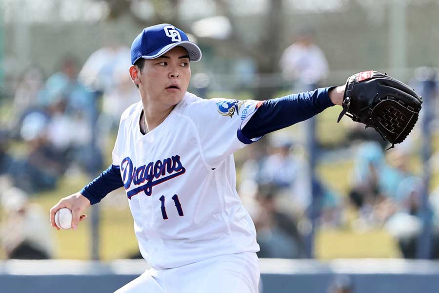 中日の中西聖輝【写真：産経新聞社】