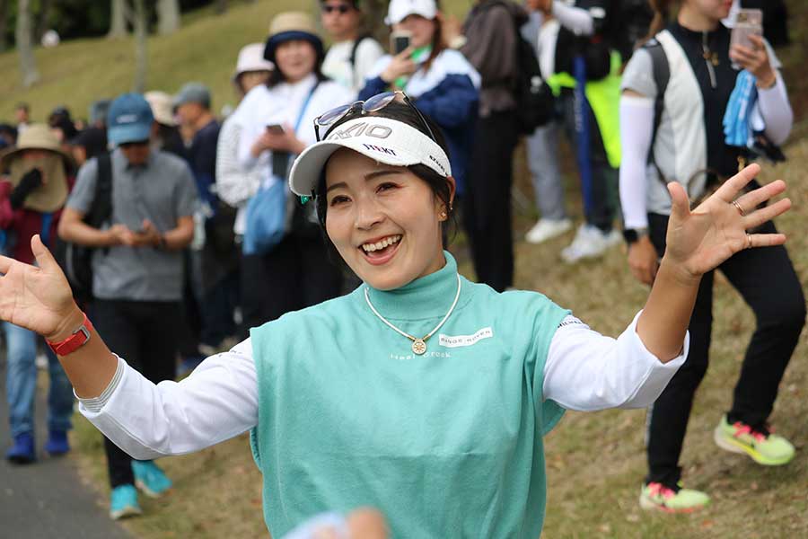 前澤杯に出場した青木瀬令奈【写真：柳田通斉】