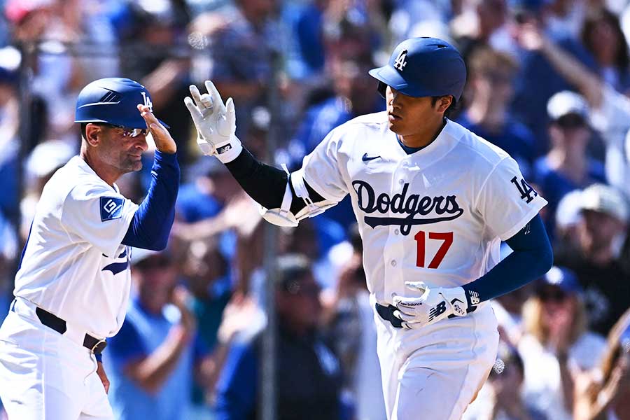 6号を放ったドジャースの大谷翔平【写真：ロイター】