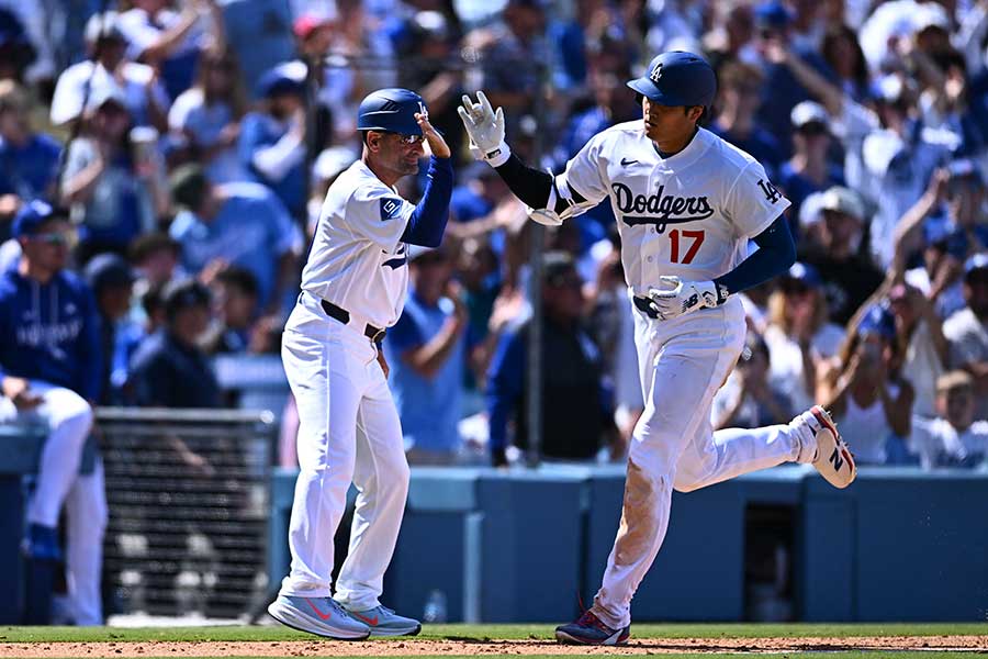 カブス戦で6号を放ったドジャースの大谷翔平【写真：ロイター】