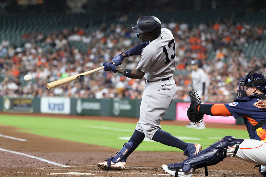 ヤンキースのジャズ・チザムJr.【写真：ロイター】