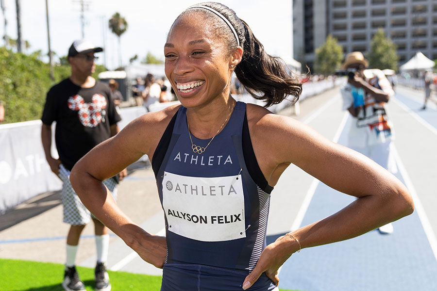 アリソン・フェリックス（2022年撮影）【写真：AP/アフロ】