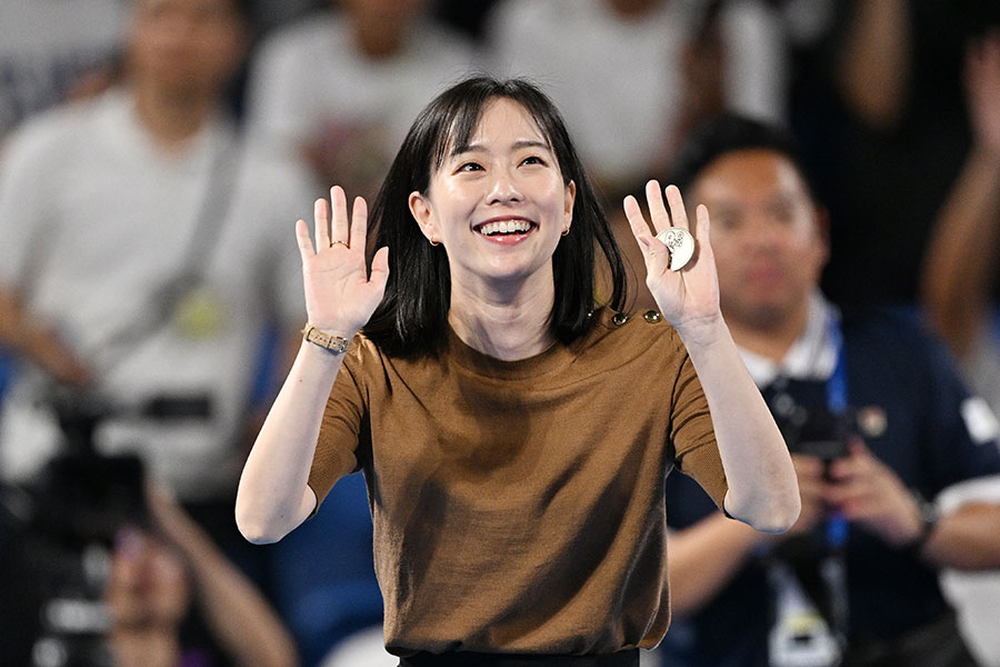石川佳純さん（2025年9月撮影）【写真：松尾/アフロスポーツ】