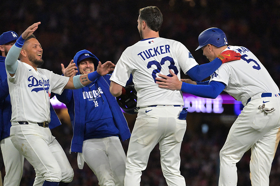 5-4でサヨナラ勝ちしたドジャース【写真：ロイター】