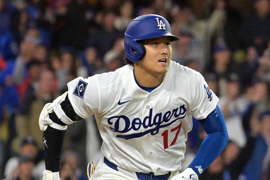 マーリンズ戦に出場した大谷翔平【写真：ロイター】