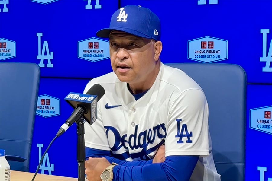 ドジャースのデーブ・ロバーツ監督【写真：編集部】
