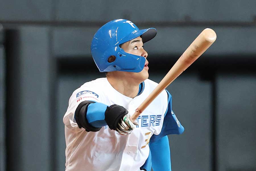 日本ハムの柴田獅子【写真：産経新聞社】