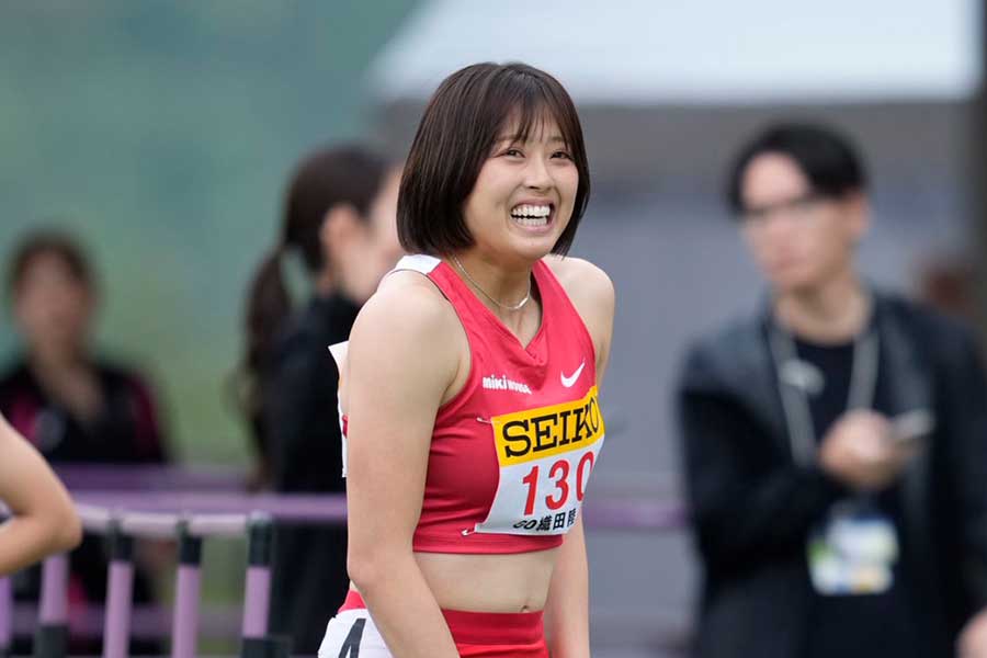 レースを走り切った青山【写真：奥井隆史】