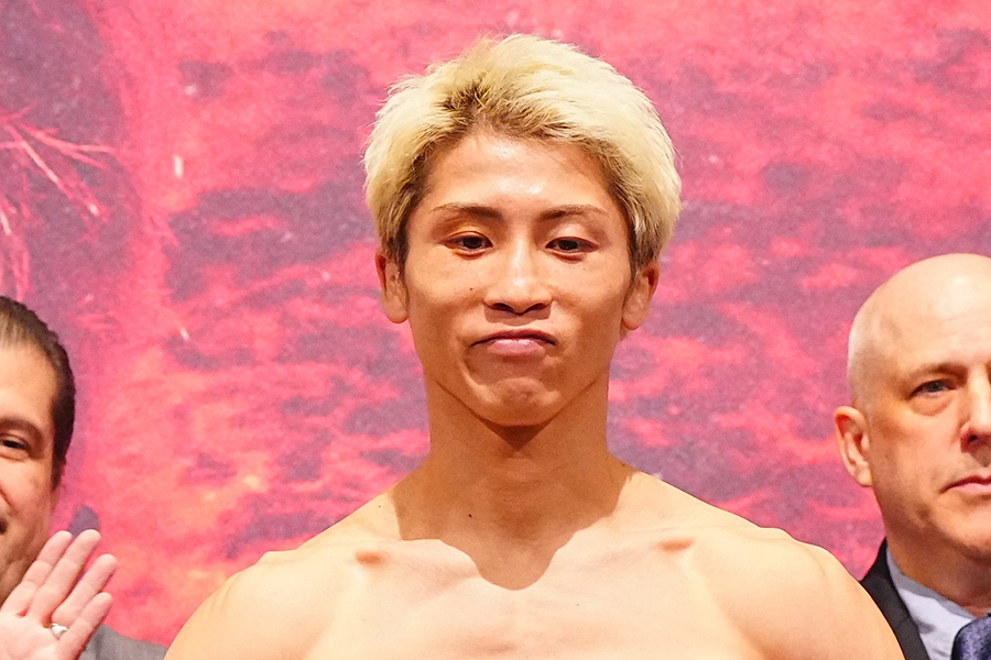 前日計量をパスした井上尚弥【写真：荒川祐史】
