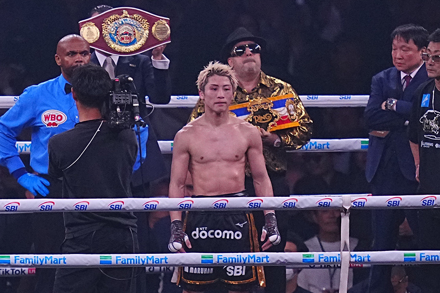 中谷潤人に3-0の判定勝ちを収めた井上尚弥【写真：荒川祐史】