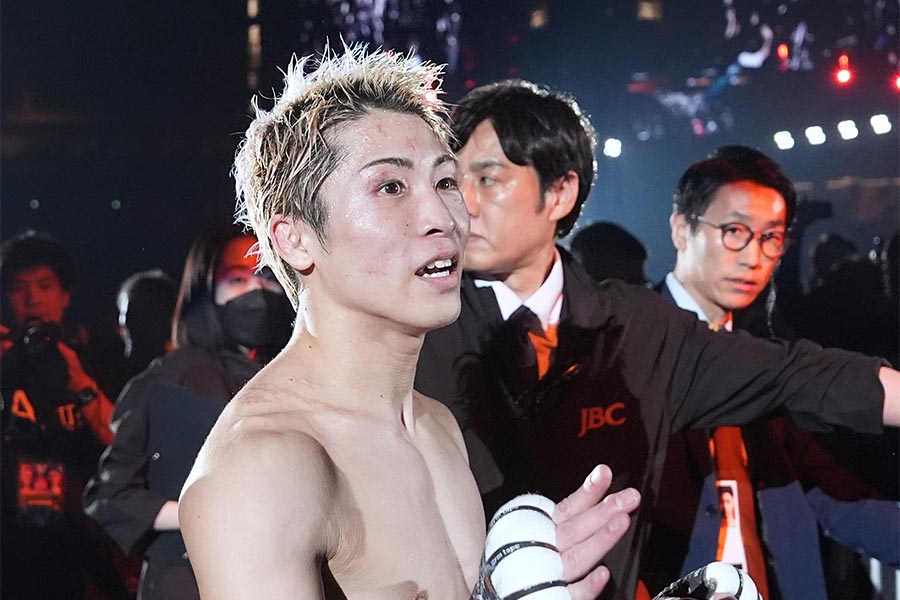 中谷潤人に判定勝ちした井上尚弥【写真提供：（C）Lemino/SECOND CAREER/NAOKI FUKUDA】