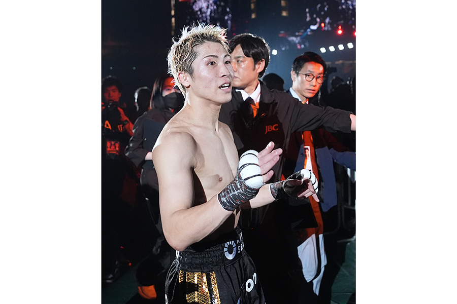 中谷潤人に判定勝ちした井上尚弥【写真提供：（C）Lemino/SECOND CAREER/NAOKI FUKUDA】