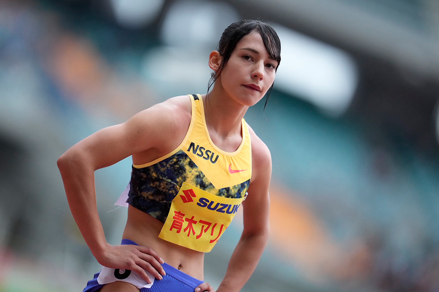 静岡国際で日本人トップの2位だった青木アリエ【写真：奥井隆史】