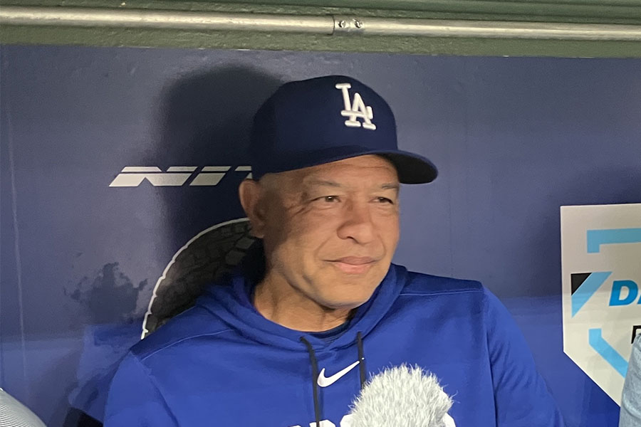ドジャースのロバーツ監督【写真：黒澤崇】