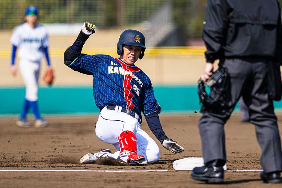 チームは創部43年目で初の全日本クラブ選手権出場を決めた【写真：古川剛伊】