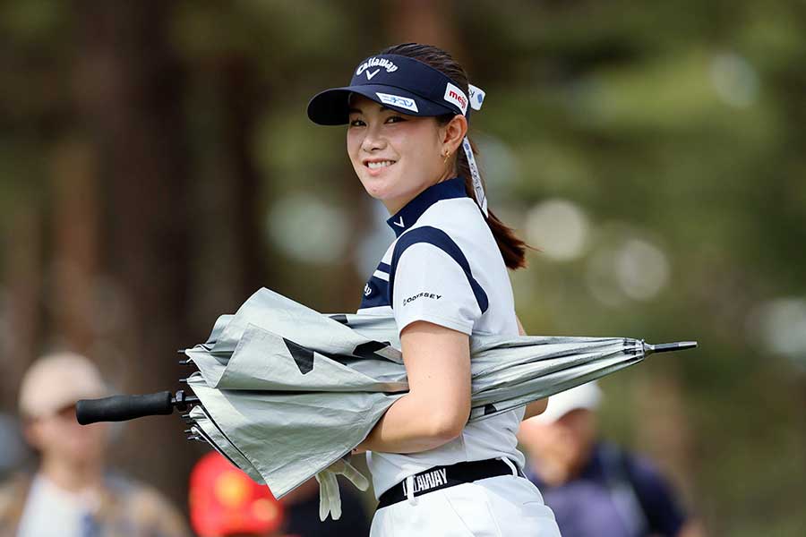 ワールドレディスサロンパス杯に出場している河本結【写真:スポーツ報知/アフロ】
