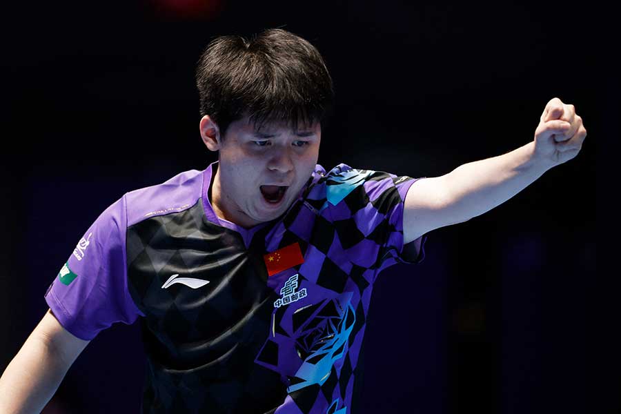 世界選手権団体戦に出場した林詩棟【写真:ロイター】