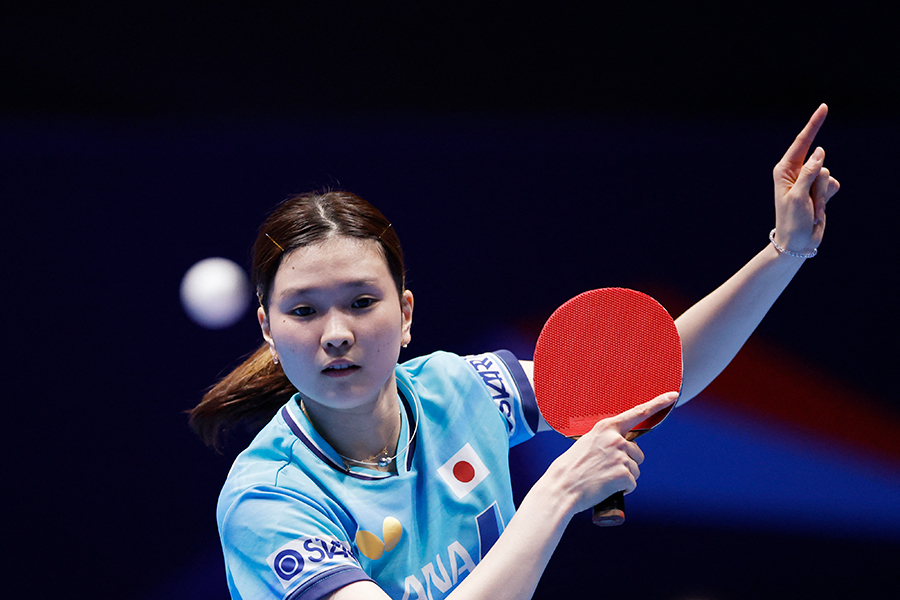 女子決勝に出場した橋本帆乃香【写真：ロイター】