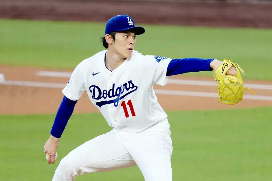 ジャイアンツ戦に先発登板した佐々木朗希【写真：黒澤崇】