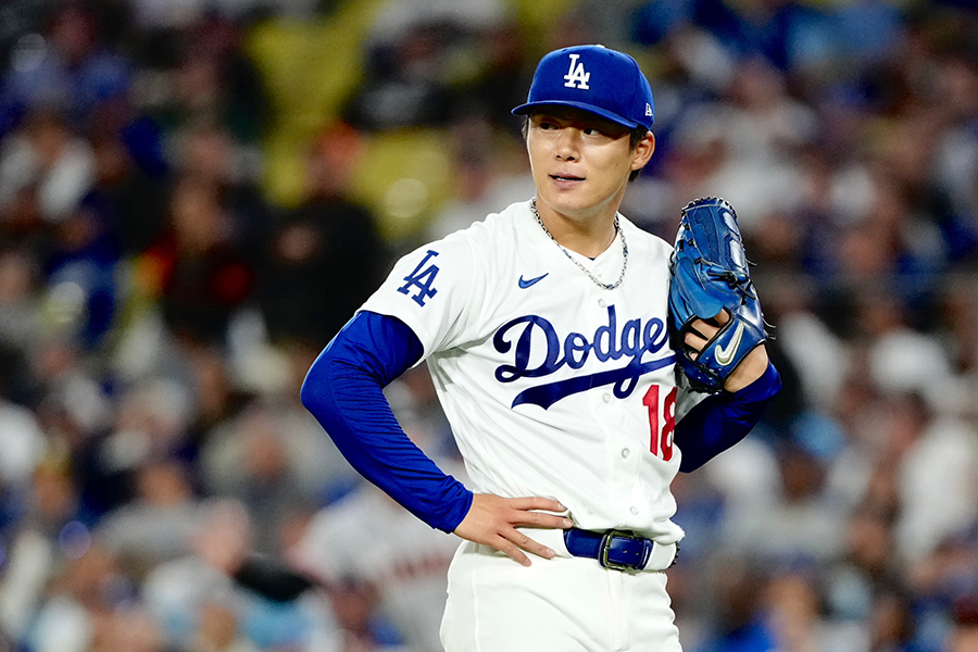 ドジャースの山本由伸【写真：黒澤崇】