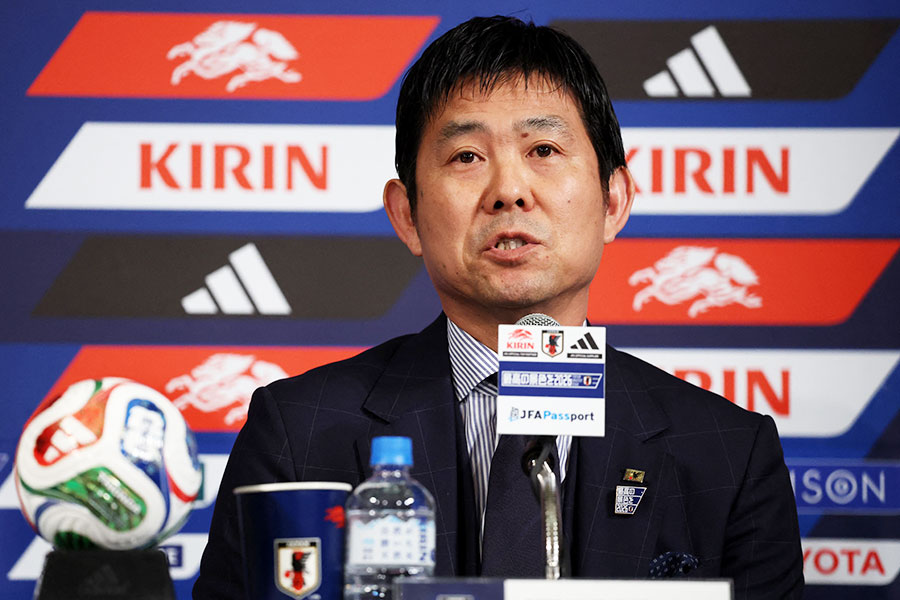 サッカー日本代表の森保一監督【写真:ロイター/アフロ】