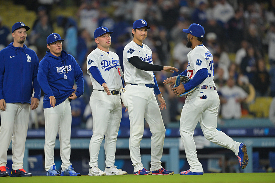 ドジャースの選手たち【写真:ロイター】