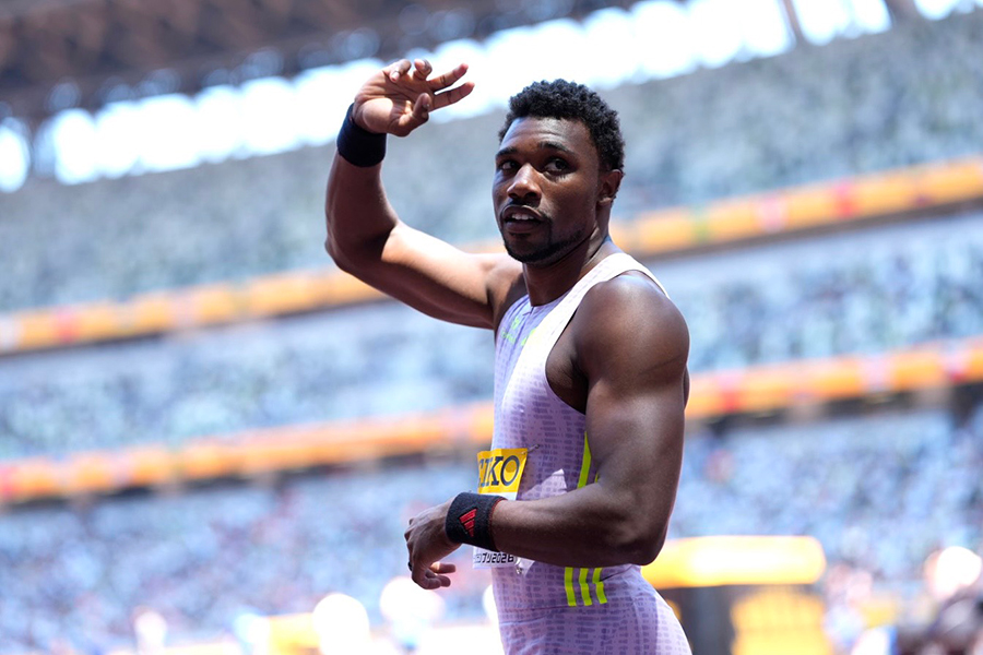 セイコーゴールデングランプリに出場したノア・ライルズ【写真：黒澤崇】