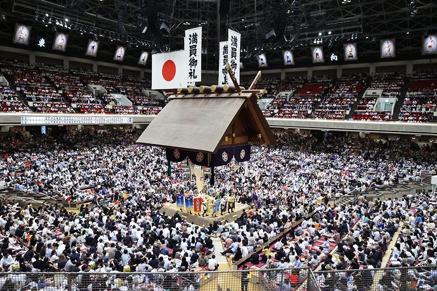大相撲中継に映った着物の女性が話題となった（画像はイメージ）【 写真：スポーツ報知/アフロ】