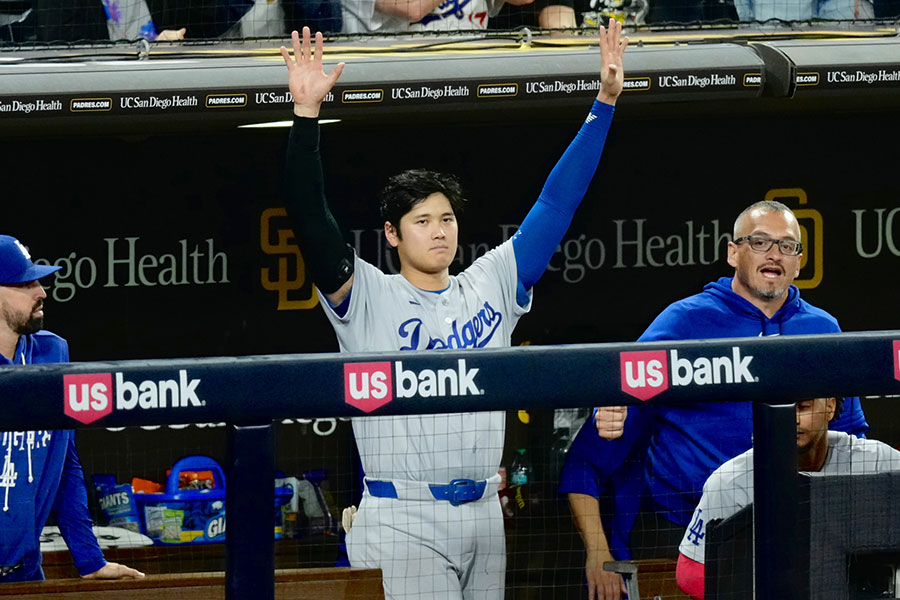 大谷の活躍に敵味方関係なく称賛の声が上がった【写真：黒澤崇】