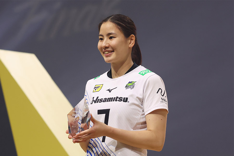 SAGA久光スプリングスの西村弥菜美【写真:YUTAKA/アフロスポーツ】