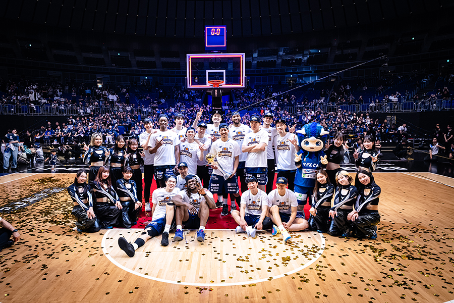 Bリーグで初の日本一に輝いた長崎ヴェルカ【写真:B.LEAGUE】