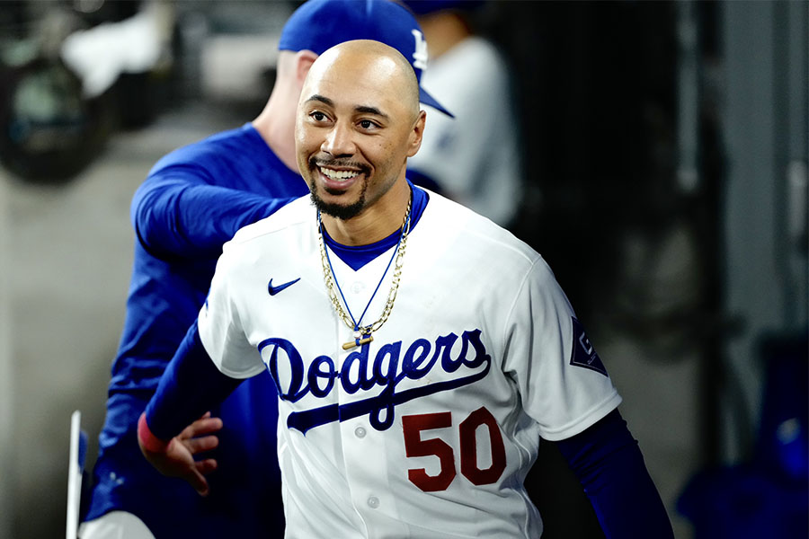 ドジャースのベッツ【写真：黒澤崇】