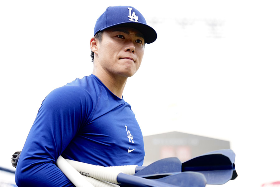 ドジャースの山本由伸【写真:黒澤崇】