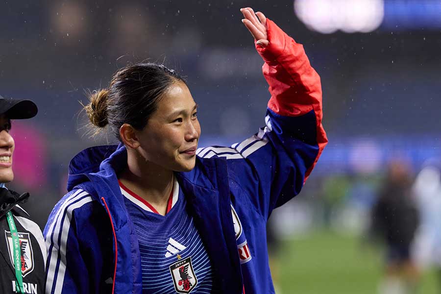 サッカー女子日本代表の長野風花【写真:ZUMA Press/アフロ】