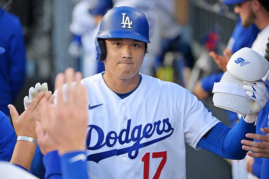 ドジャースの大谷翔平【写真：ロイター】
