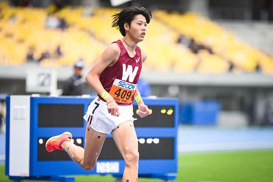 早大の本田桜二郎【写真:中戸川知世】