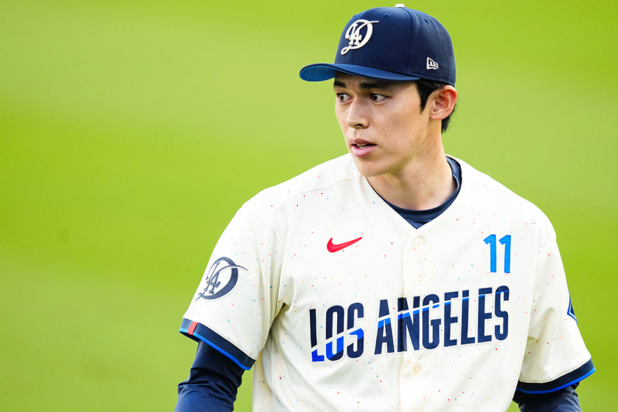 ドジャースの佐々木朗希【写真：黒澤崇】