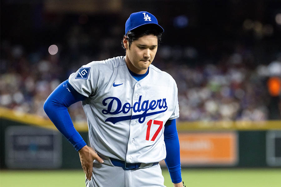 敵地ダイヤモンドバックス戦に先発登板したドジャースの大谷翔平【写真：ロイター】