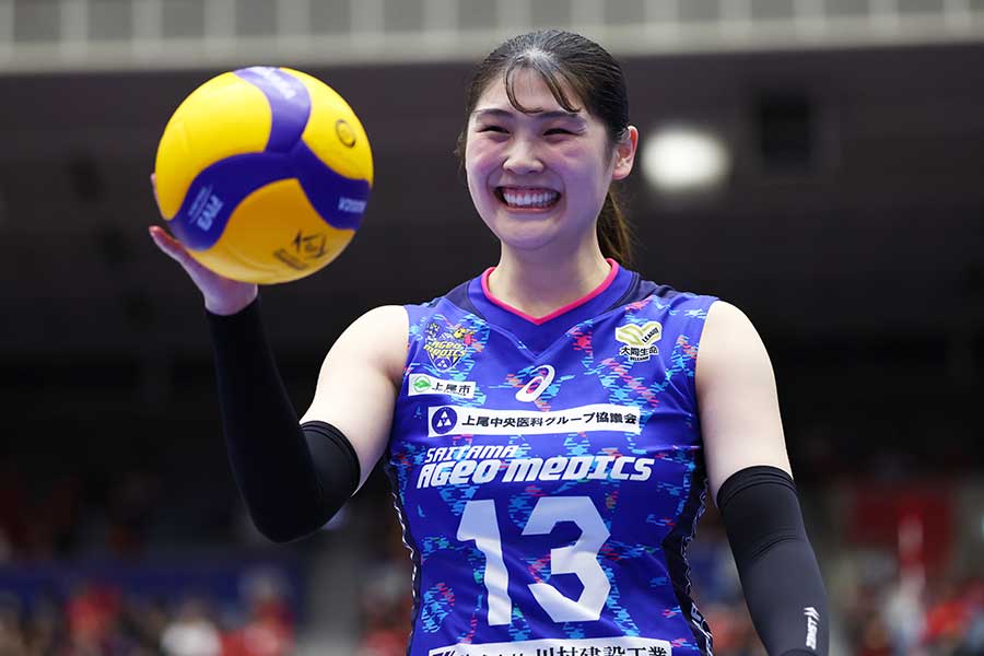 黒後愛【写真：長田洋平/アフロスポーツ】