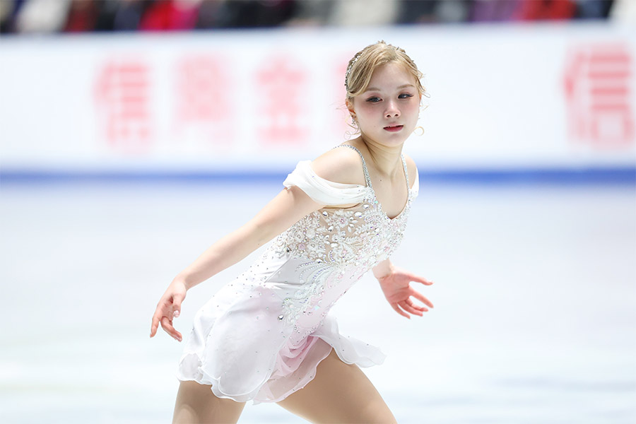 村上遥奈【 写真:長田洋平/アフロスポーツ】